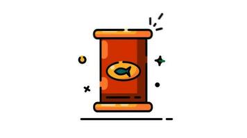 canned icon of nice animated for your hiking and adventure videos easy to use with Transparent Background . HD Video Motion Graphic Animation Free Video