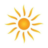 Sun vector icon