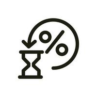 Finance and business line icons. UI icon in a flat design. Thin outline icons vector