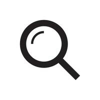 Magnifying glass icon. Search, find, seek icon. vector