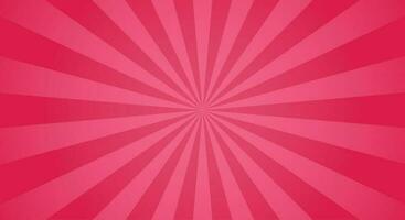 Sunburst light background with sun red ray. vector