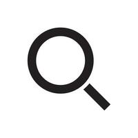 Magnifying glass icon. Search, find, seek icon. vector