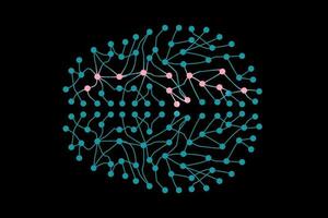 Artificial intelligence brain vector