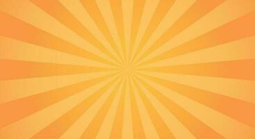Sunburst light background with sun yellow ray. vector