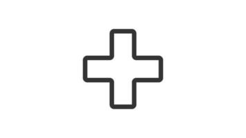 adicionar cursor animado ícone em branco fundo video