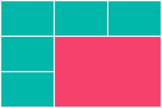 Photo collage pattern. White frames, colored pattern vector