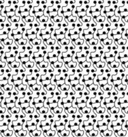 simple vector texture seamless abstract pattern with curve outline and round shape dot