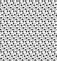 simple vector texture seamless abstract pattern with curve outline and round shape dot