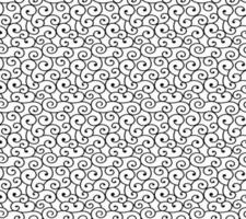 black and white swirls style seamless texture pattern design vector