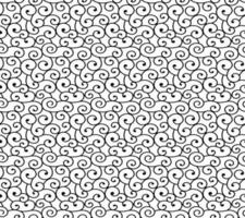 black and white swirls style seamless texture pattern design vector