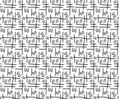 simple black and white outline art texture vector seamless pattern design geometric element design