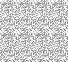 black and white outline art texture vector seamless pattern background