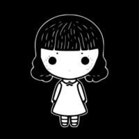 Doll - High Quality Vector Logo - Vector illustration ideal for T-shirt graphic