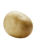 Potato on transparent background, created with png