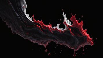 abstract background with a black and white liquid splashes photo