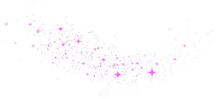 abstract roze schitteren Golf illustratie. roze ster stof fonkeling deeltjes geïsoleerd Aan transparant achtergrond. magie concept. png. png