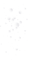 Realistic soap bubbles. Png Bubbles are located on a transparent background. Flying soap bubbles. PNG.