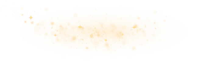 resumen dorado Brillantina ola ilustración. dorado estrella polvo brillar partículas aislado en transparente antecedentes. magia concepto. png. png
