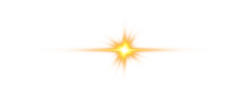 Yellow Sun isolated on transparent background. png