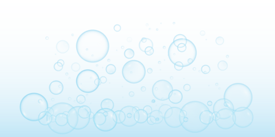 Realistic soap bubbles. Png Bubbles are located on a transparent background. Flying soap bubbles. PNG.