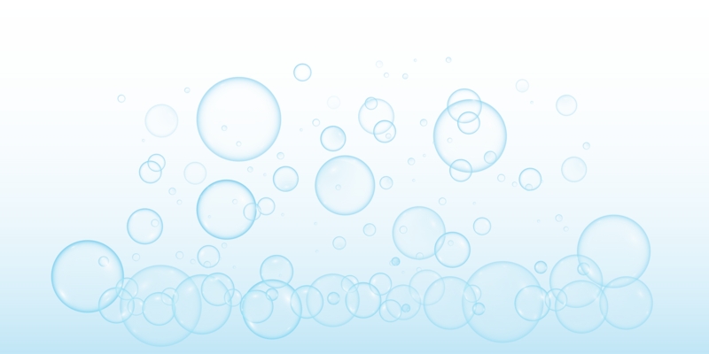 Realistic soap bubbles. Png Bubbles are located on a transparent