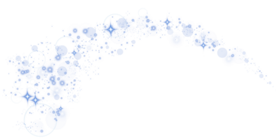 abstract blauw schitteren Golf illustratie. blauw sterrenstof fonkeling deeltjes geïsoleerd Aan transparant achtergrond. magie concept. png. png