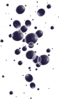 réaliste savon bulles. png bulles sont situé sur une transparent Contexte. en volant savon bulles. png.