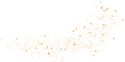 abstrakt gyllene glitter Vinka illustration. gyllene stjärna damm gnistra partiklar isolerat på transparent bakgrund. magi begrepp. png. png