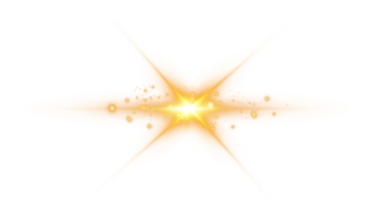 blå lysande lampor effekter isolerat på transparent bakgrund. sol- blossa med balkar och strålkastare. glöd effekt. starburst med gnistrar. png. png