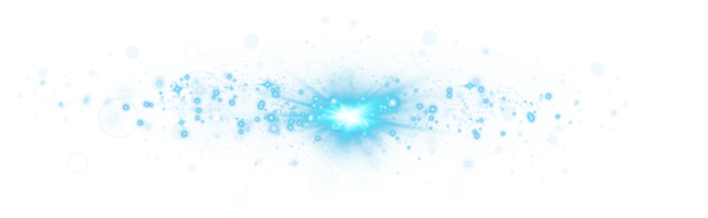 Blue glowing lights effects isolated on transparent background. Solar flare with beams and spotlight. Glow effect. Starburst with sparkles. PNG. png