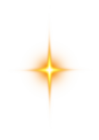 Golden glowing light effects isolated on transparent background. Solar flare with beams and spotlight. Glow effect. Starburst with sparkles. PNG. png