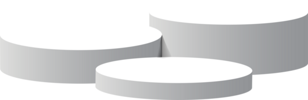 Podium isolated on a transparent background. 3d pedestal. PNG. png