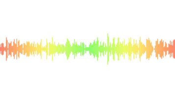 Abstract Sound Waves Speaker Voice Waveform Audio BGM Isolated Transparent Alpha PNG