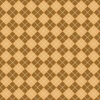 Simple Dark And Light Brown Seamless Argyle Pattern vector