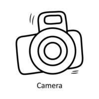 Camera vector outline Icon Design illustration. Party and Celebrate Symbol on White background EPS 10 File