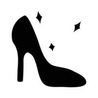 High Heel vector Solid Icon Design illustration. Party and Celebrate Symbol on White background EPS 10 File