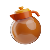 breakfast pitcher drink 3d illustration png