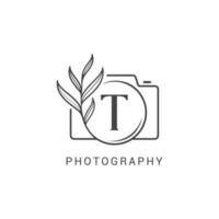 Modern Aesthetic Vector Photography Logo