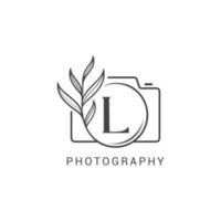 Modern Aesthetic Vector Photography Logo