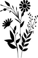 floral - alto calidad vector logo - vector ilustración ideal para camiseta gráfico
