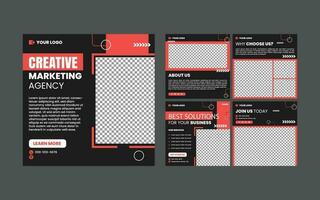 Modern Vector Social Media Post Template