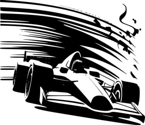 Race Car Black And White Vector Art, Icons, and Graphics for Free Download
