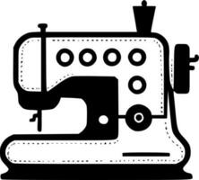 Sewing Machine - High Quality Vector Logo - Vector illustration ideal for T-shirt graphic