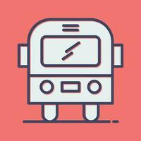 School Bus Vector Icon