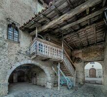 Ancient country courtyard photo