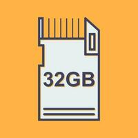 Data Storage Vector Icon