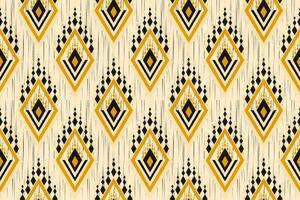 Geometric ethnic seamless pattern in tribal. Fabric Mexican style. Aztec ornament print. vector