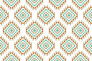 Fabric Aztec pattern background. Geometric ethnic oriental seamless pattern traditional. Mexican style. vector