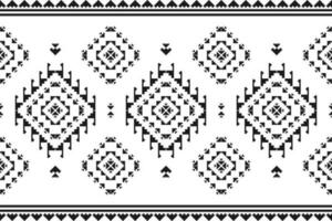 Geometric ethnic seamless pattern traditional. Aztec ethnic ornament print. Tribal pattern style. vector