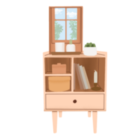 hand drawn furniture illustration png